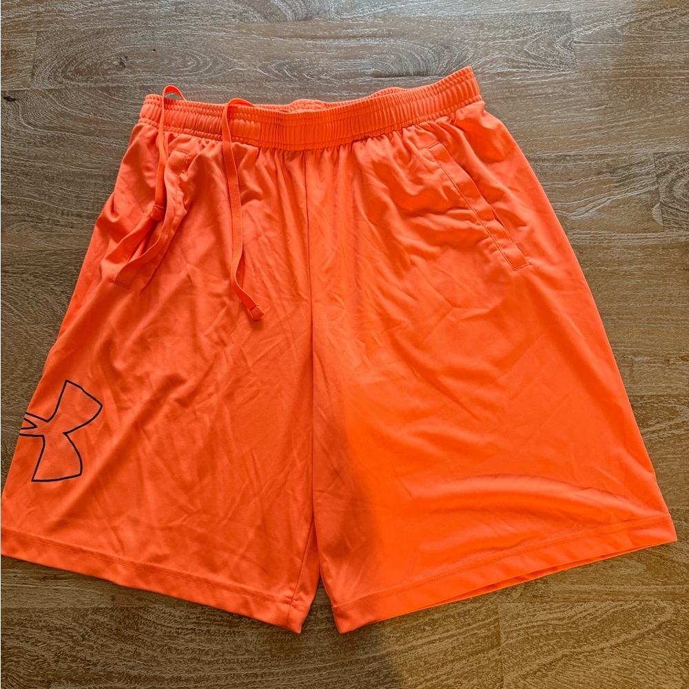 Under Armour Men's Orange Athletic Shorts